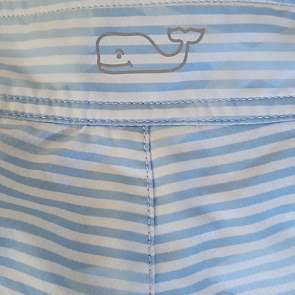 VINEYARD VINES Men's Blue Striped Swim Shorts Sz 42
